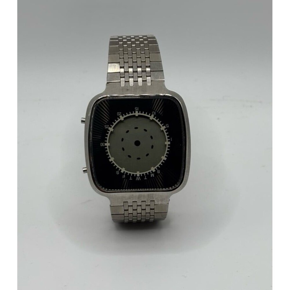RARE Vintage 1978 Texas Instruments Starburst Digital Analog Mens Watch FOR PART
